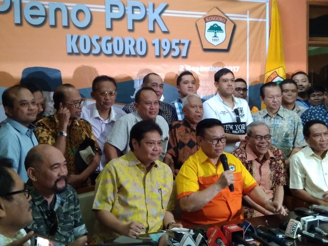 kosgoro dukung airlangga jadi ketum golkar