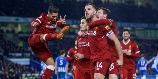 Hasil Pertandingan Brighton vs Liverpool: 1-5