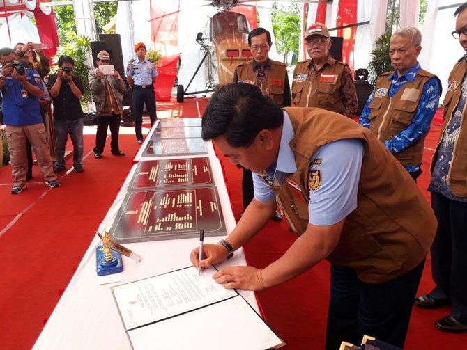 kepala staf tni angkatan udara kasau marsekal tni hadi tjahjanto