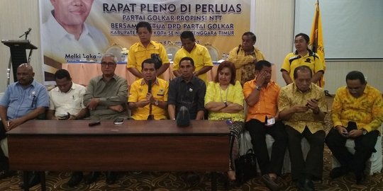 Usai rapat pleno, DPD I Golkar NTT akhirnya sepakat dukung Munaslub digelar