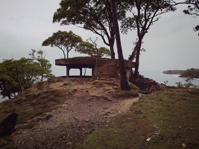 benteng anoi itam di kota sabang