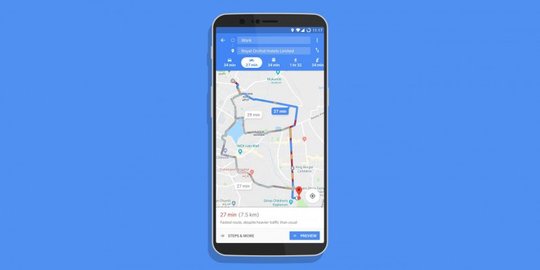 Google Maps untuk pengendara motor akan segera dirilis