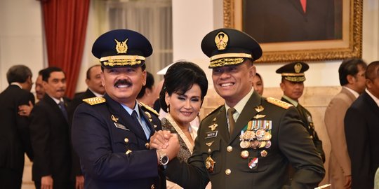Ini pesan Jenderal Gatot untuk Marsekal Hadi sebagai calon Panglima