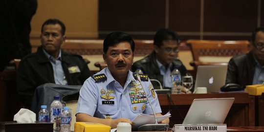 Rapat Paripurna DPR menyetujui Kasau Marsekal Hadi jadi Panglima TNI