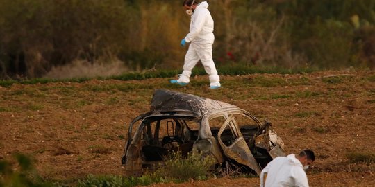 Bom mobil tewaskan jurnalis Malta dipicu lewat SMS
