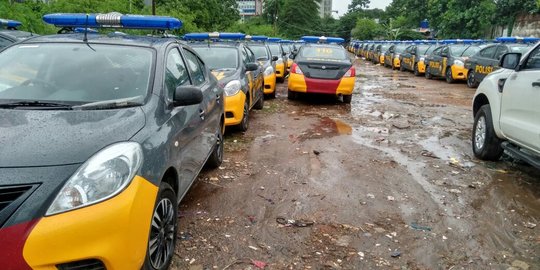 Ini penjelasan polisi soal ratusan mobil patroli terparkir di dekat Thamrin City