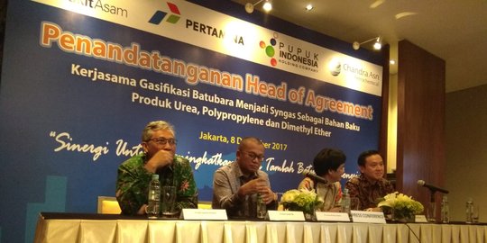 PT Bukit Asam gandeng 3 perusahaan terapkan teknologi gasifikasi batubara