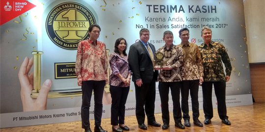 Mitsubishi Indonesia paling jago untuk kepuasan layanan penjualan 2017