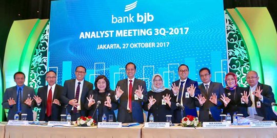 Kinerja kuartal III/2017 bank bjb cemerlang