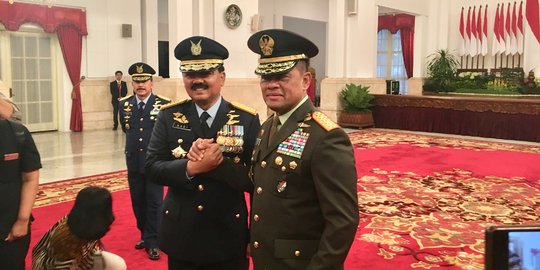 Jenderal Gatot: Pak Hadi sekarang atasan saya, tak etis beri nasihat