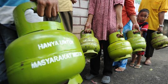 pasokan elpiji 3 kg di sejumlah wilayah
