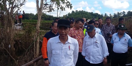 Jokowi tinjau lokasi banjir dan tanah longsor di Gunungkidul