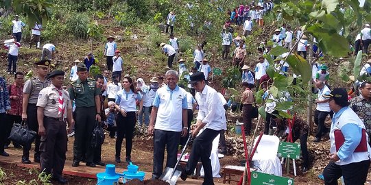 Jokowi sentil soal 'kecurangan' di program penanaman pohon Kementerian LHK