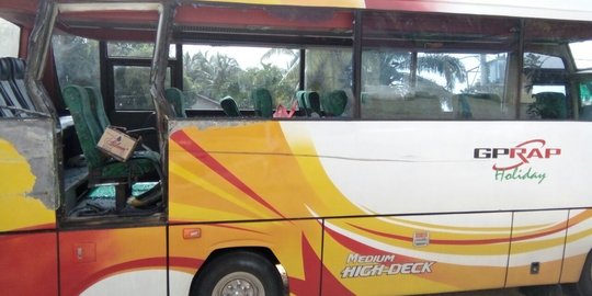 Bus peserta MTQ kecelakaan, 1 orang meninggal dunia