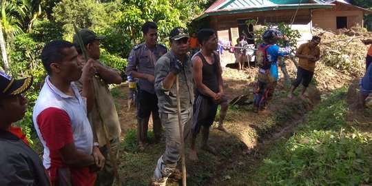 Longsor di Solok, 1 warga hilang 2 terluka parah