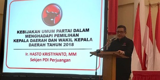 Di depan 68 calon kepala daerah, Sekjen PDIP ingatkan kemiskinan & pengangguran