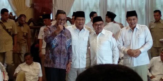 Hadir di rumah Prabowo, Anies puji Gerindra pilih Sudirman Said jadi cagub Jateng