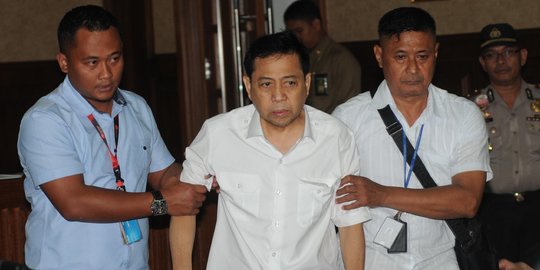 Setya Novanto 'membisu' lagi, majelis hakim kembali skors sidang