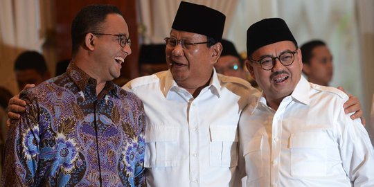 Prabowo yang merasa untung Anies dan Sudirman Said dicopot Jokowi