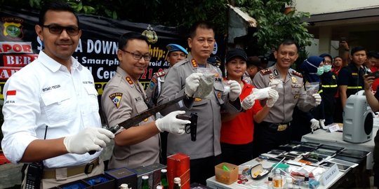 Polres Jaksel tangkap 33 orang dari kampung narkoba Tanah Kusir