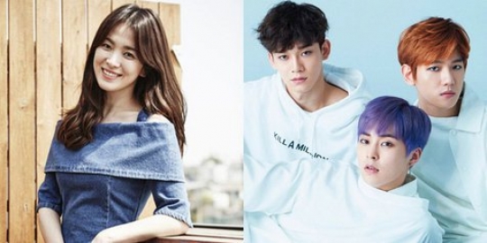 Song Hye Kyo bersama EXO-CBX hadiri pertemuan Presiden Korea dan China