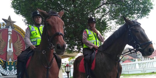 Polisi berkuda bakal keliling jaga tempat wisata di Yogya