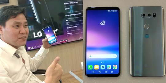 Sebagai smartphone multimedia premium, LG V30+ akan dijual Rp 10 jutaan