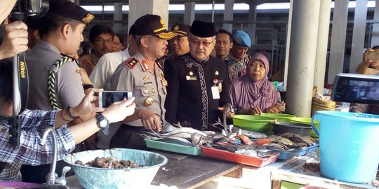Sidak pasar, Kapolda Jateng incar mafia pangan yang mainkan harga