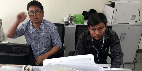 Dua jurnalis Reuters ditangkap di Myanmar