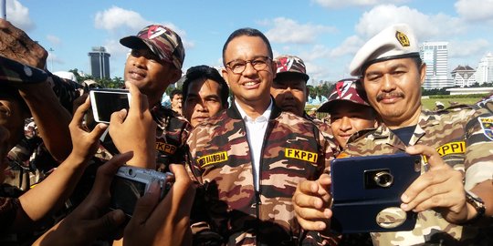 Begini tanggapan Anies kala Jokowi singgung soal banjir Jakarta