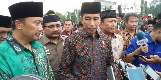 Jokowi sebut Banser NU & Kokam Muhammadiyah pewaris darah juang para ulama