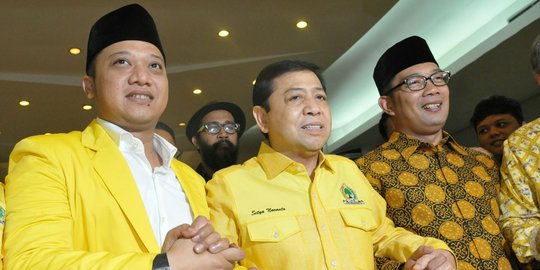 Ketua DPP Golkar ini yakin dukungan buat Ridwan Kamil bakal dicabut