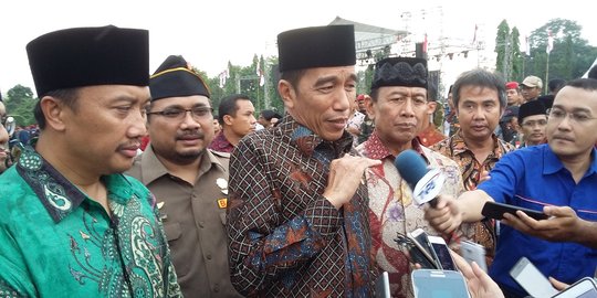 Jokowi minta pemuda muslim bersatu jaga keutuhan dan persatuan
