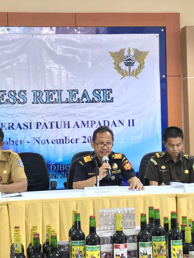 bea cukai gelar operasi patuh ampadan