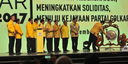 Airlangga Hartarto buka Rapimnas III Golkar di JCC Senayan