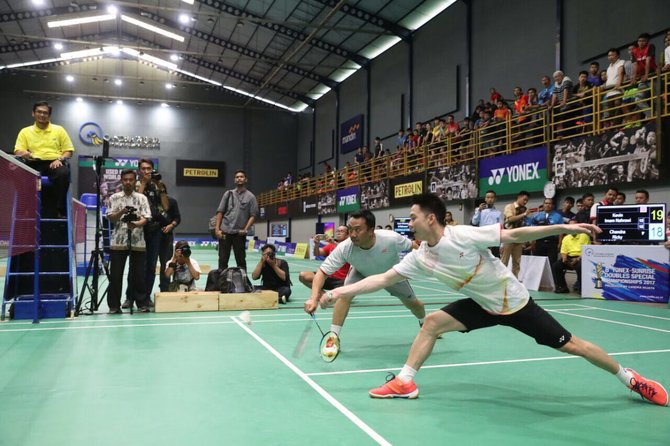 menpora imam nahrawi menghadiri kejuaraan bulu tangkis yonex sunrise doubles special champhionship 2017