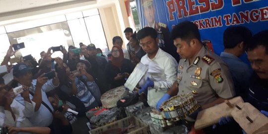 Ratusan kilo bahan peledak diamankan Polres Tangerang Selatan, diduga buat petasan