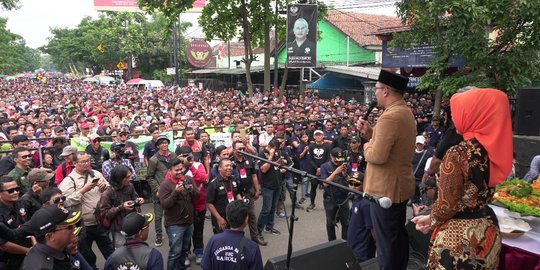 Jelang pengumuman Cawagub, relawan pastikan solid dukung Ridwan Kamil