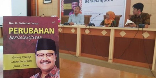 Peluncuran buku 'Perubahan Berkelanjutan', profil utuh capaian Gus Ipul