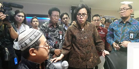 Pantau pencairan anggaran, Sri Mulyani sidak ke kantor KPPN