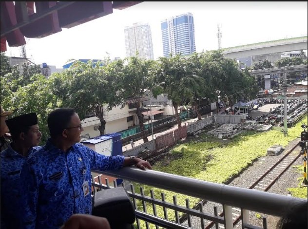 anies di stasiun kebayoran