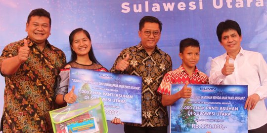 Santuni anak yatim, cara Pupuk Indonesia dan AP I sambut Natal 2017