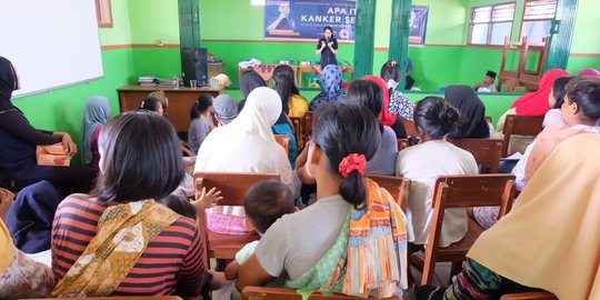 Hari Ibu, perempuan di Kampung Nelayan dapat penyuluhan kanker serviks