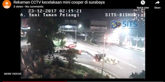 Sopir mini cooper pacu kendaraan di atas 60 km/jam saat tabrak pikap