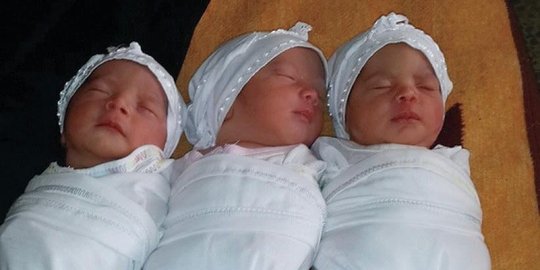 Bayi kembar tiga lahir di Gaza diberi nama Yerusalem, Ibu kota, dan Palestina