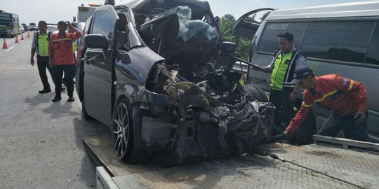 Kecelakaan di Tol Cipali, 1 meninggal, 8 luka-luka