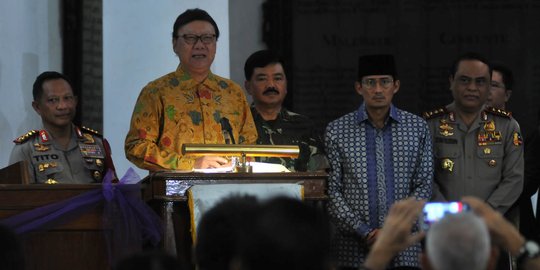 Menteri, Gubernur, Kapolri hingga Panglima TNI tinjau misa Natal di Gereja Immanuel