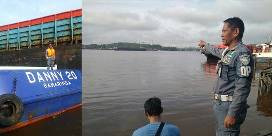 Kapal penambang pasir dihantam tugboat di Sungai Mahakam, 1 orang hilang