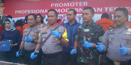 3 Wanita dan 5 pria anggota geng motor jadi tersangka penjarahan di Depok