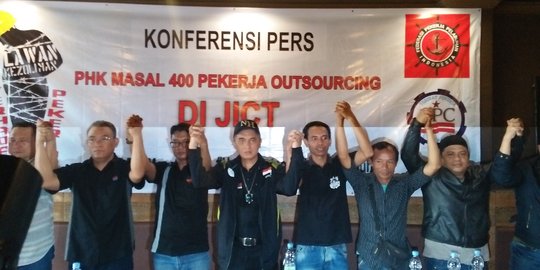 400 karyawan kontrak JICT menuntut dijadikan karyawan tetap
